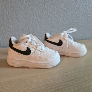 Nike Kids White and Black Sneakers
